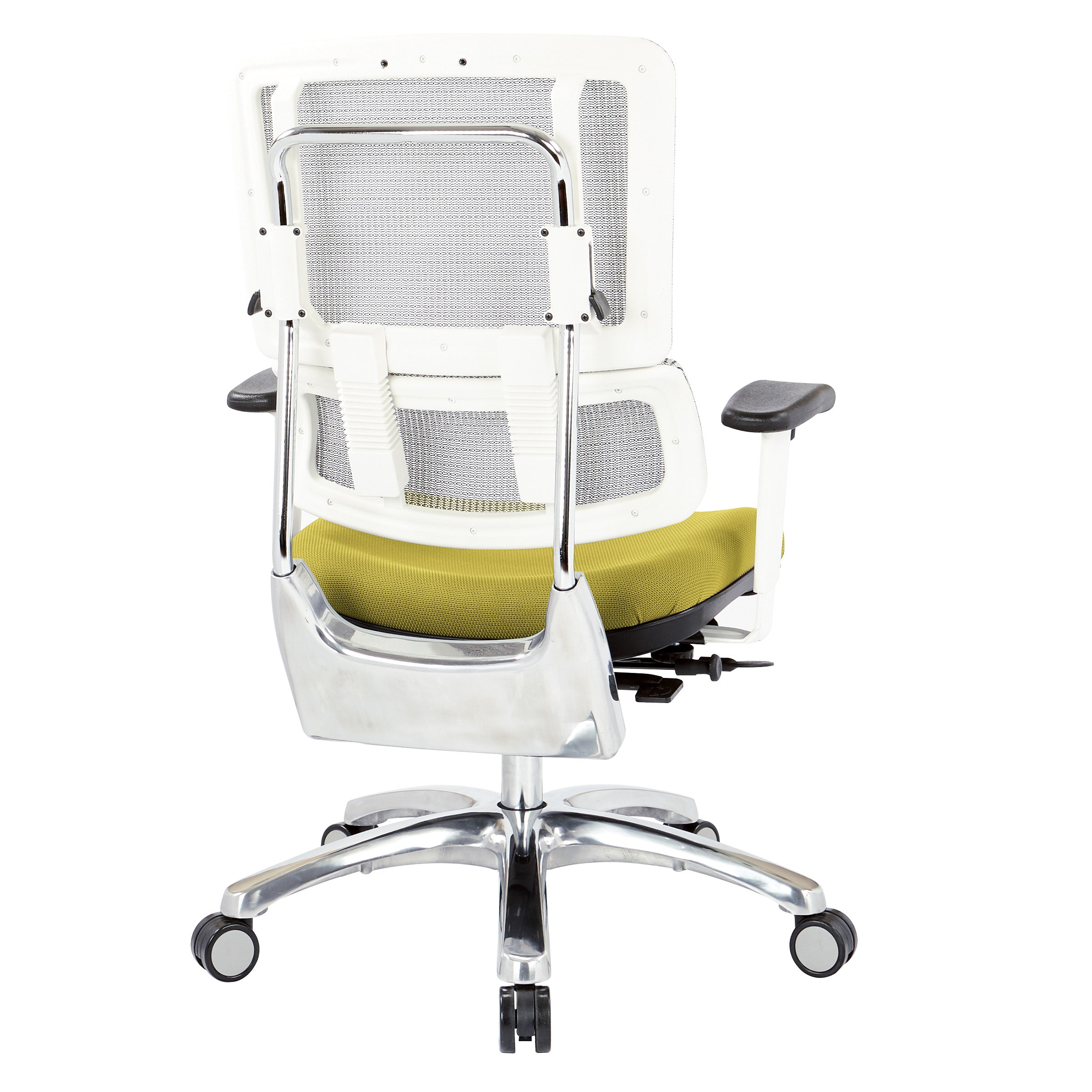 White Vertical Mesh Chair